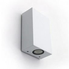 Φωτιστικό Διπλής Κατεύθυνσης LED 2x2W 230V 320lm 3000K Θερμό Φως Αλουμινίου Λευκό IP54 3-13990